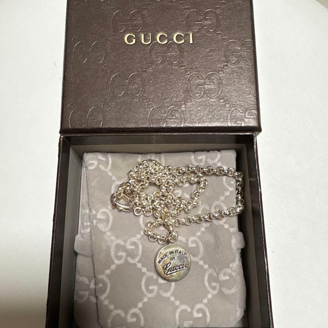 GUCCI シルバー ペンダントネックレス