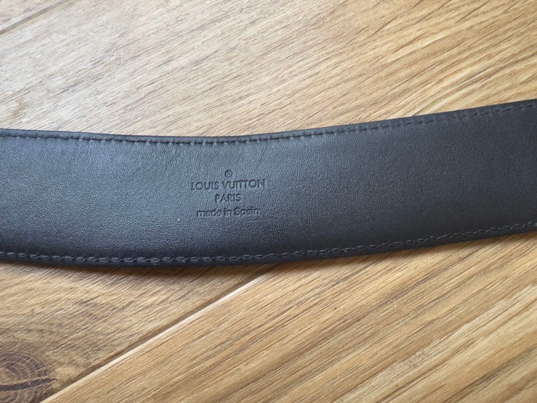 Louis Vuitton ダミエ ブラック ベルト 85 7