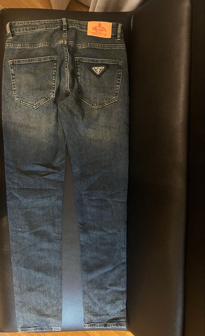 PRADA ダークブルー スリムフィット デニム