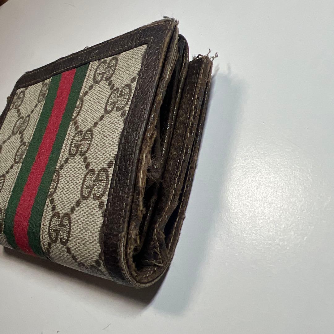 GUCCI グッチ ジャンク レザー シェリーライン 刻印あり 3